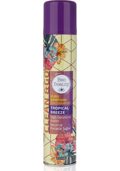 Bee Beauty Tropical Breeze Kuru Şampuan 200 ml Şampuan