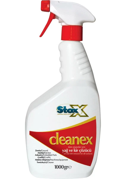 Cleanex Tüm Yüzeyler Için Yağ ve Kir Sökücü 1 kg