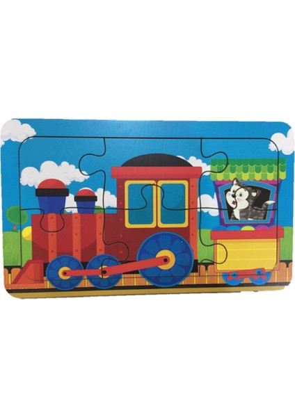 Trendy Toys Ahşap Puzzle Ilk Yapbozum 3 Adet 6 Parçalı 18X11CM