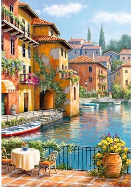 Şirin Kasaba 2 Sayılarla Boyama Seti Rulo 40 x 50 cm