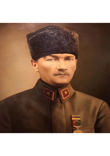 Ulu Önder Atatürk Sayılarla Boyama Seti Rulo 40 x 50 cm