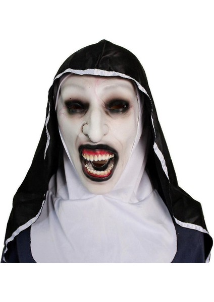 Rahibe Soul Korku Maskesi Mary Cosplay Masquerade Sahne
