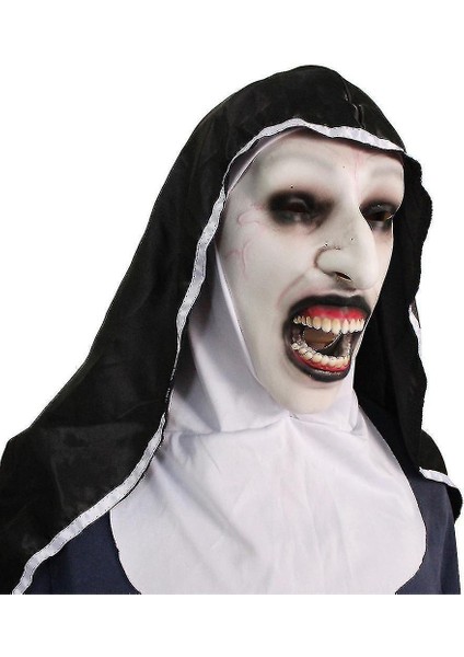 Rahibe Soul Korku Maskesi Mary Cosplay Masquerade Sahne