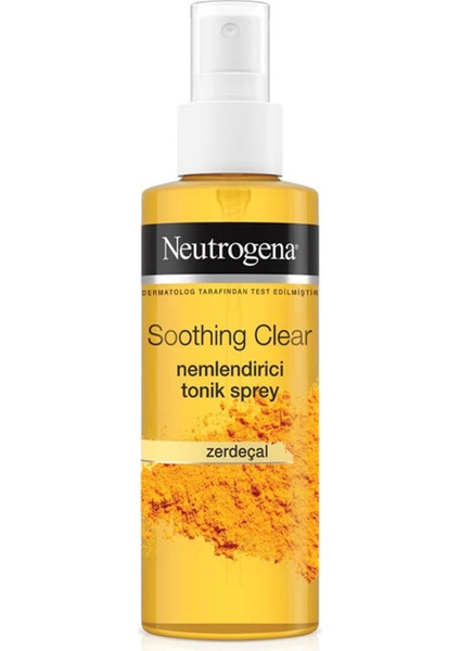 Neutrogena Soothing Clear Nemlendirici Tonik Sprey 125 ml Yüz Temizleyici