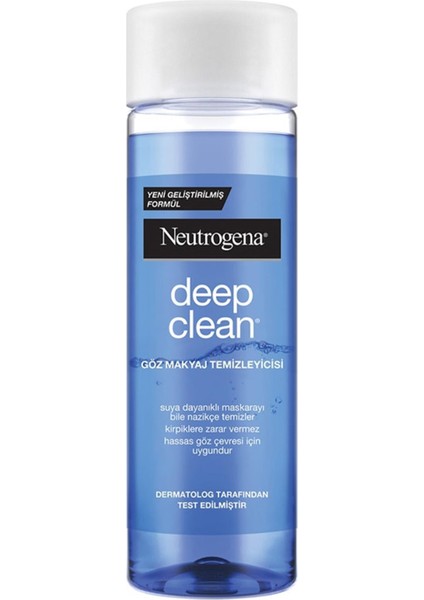  Neutrogena Deep Clean Göz Makyaj Temizleyicisi 125 ml Yüz Temizleyici