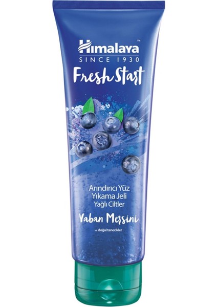 Fresh Start Yüz Yıkama Jeli Yağlı Ciltler Yaban Mersini 100 ml Yüz Temizl