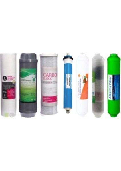 Aqualine 7 Li Filtre Seti Vontron Membranlı