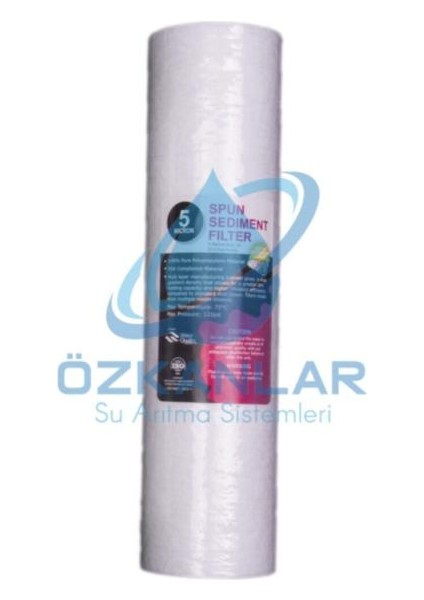 Açık Kasa Su Arıtma Cihazı 3'lü Filtre Seti+Açma Anahtarı Hediye