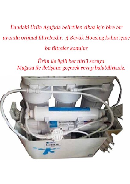 Sulook Ihlas Aura Cebilon ve Housingli Tüm Su Arıtma Cihazlarına Uyumlu 5'li Filtre Seti fiyatları
