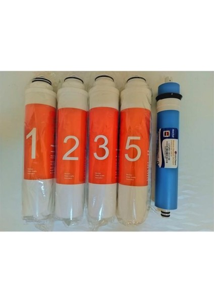 5li Filtre Seti Lg Mebran (Waterlife Cihazlarla Uyumlu)