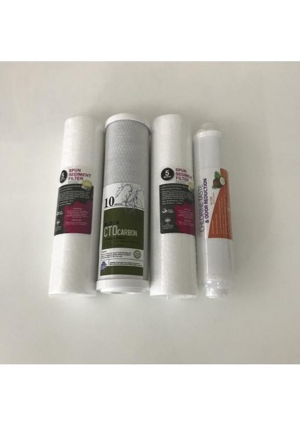 Su Arıtma Filitresi 4 Lü Set (-Ihlas-Lifetech Vb Uyumludur )