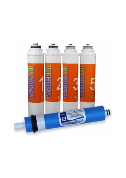 Waterlife Filtre 5 'li Lg Mebran Set Waterlife Su Arıtma Filtre *