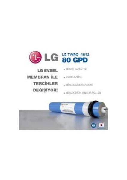 Waterlife Filtre 5 'li Lg Mebran Set Waterlife Su Arıtma Filtre * modelleri