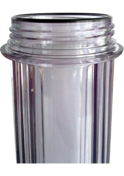 Su Arıtma 10 Inc Şeffaf Filtre Kabı 1/4" Bağlantı Nsf Sertifikalı