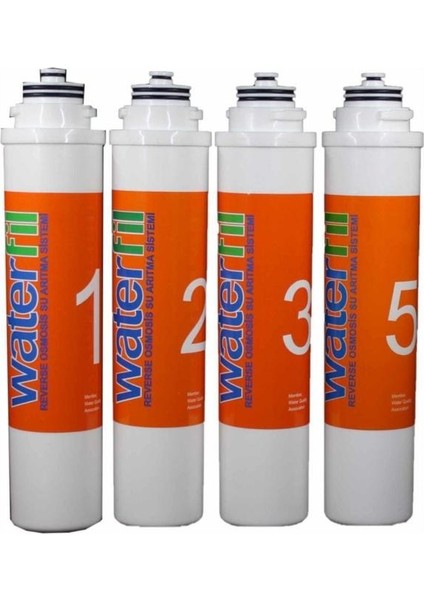 Waterlife Uyumlu 4'lü Filtre Seti