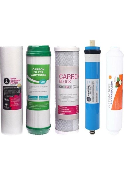 Aqualine Açık Kasa 5 Aşamalı Filtre Sistemi