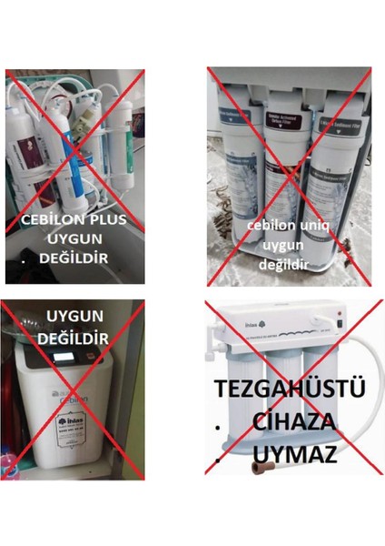Ihlas Aura Cebilon ve Aura Cebilon Compactı Uyumlu Filtre Seti Lg Membranlı