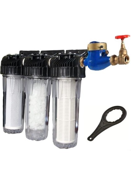 Daire Giriş Filtresi 3 Lü Tam Set 3/4"