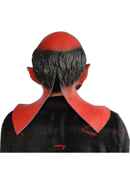 Korku Cehennem Baron Maskesi Cadılar Bayramı Lateks Başlık Hood Cosplay Sahne fırsatları