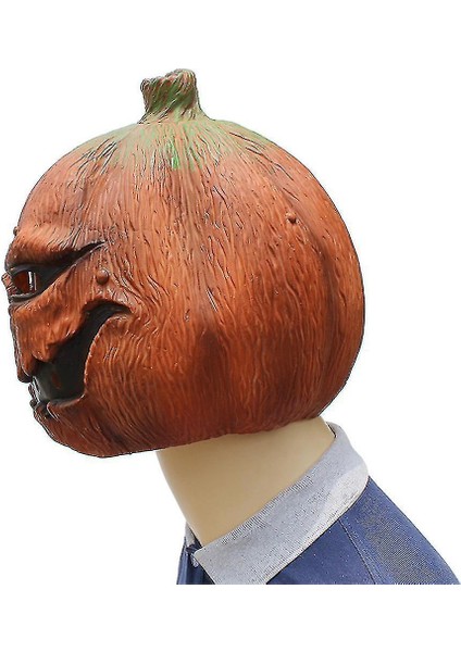 Cadılar Bayramı Balkabağı Başkanı Korku Komik Maske Lateks Dans Cosplay Parti Kostüm Sahne modelleri