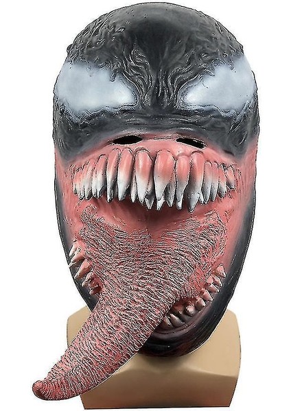 Venom Maskesi Başlık Masquerade Korku Şapkalar Cadılar Bayramı Sahip Cosplay Sahne