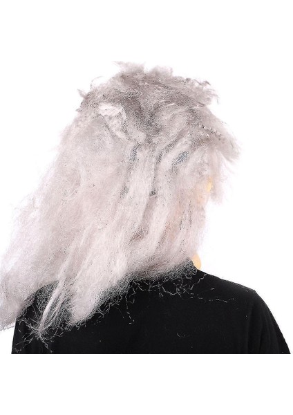 Cadılar Bayramı Einstein Maskesi Lateks Maske Komik Trick Cosplay Sahne Partisi fırsatları