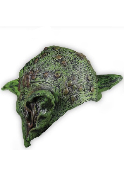 Cadılar Bayramı Laiquendi Yeşil Elfler Lateks Maske Başlık Masquerade Partisi Cosplay Sahne
