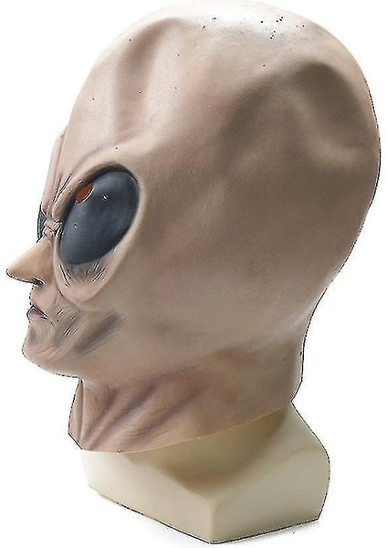 Alien Lateks Maske Başlık Ufo Komik Maske Cosplay Cadılar Bayramı Sahne