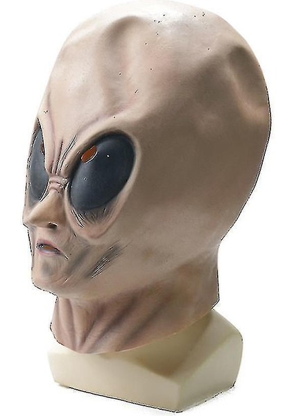 Alien Lateks Maske Başlık Ufo Komik Maske Cosplay Cadılar Bayramı Sahne