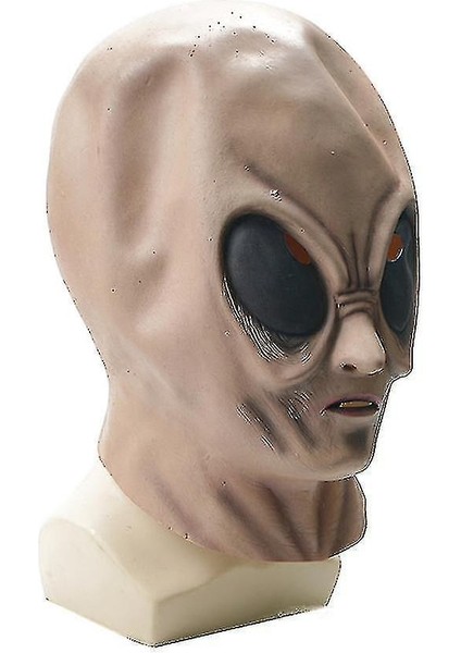 Alien Lateks Maske Başlık Ufo Komik Maske Cosplay Cadılar Bayramı Sahne