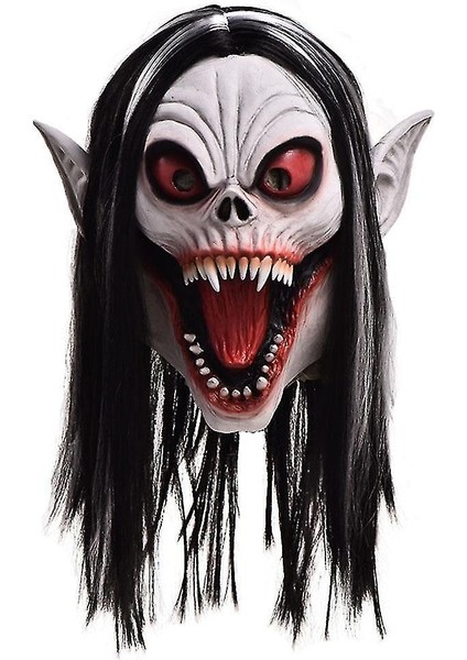 Morbius Maskesi Anime Maskeleri Morbius Yaşayan Vampir Lateks Mascaras Cosplay Mascarillas Cadılar Bayramı