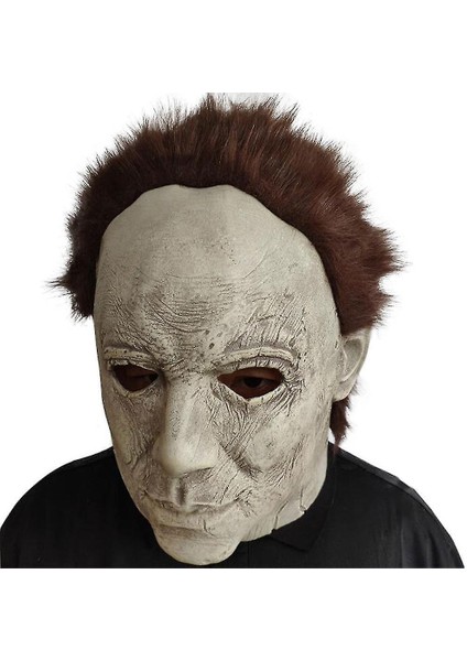 Michael Myers Maske Cadılar Bayramı Lateks Headgear Cosplay Sahne Maskesi(Yurt Dışından)