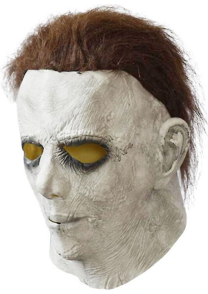Michael Myers Maske Cadılar Bayramı Lateks Headgear Cosplay Sahne Maskesi(Yurt Dışından)