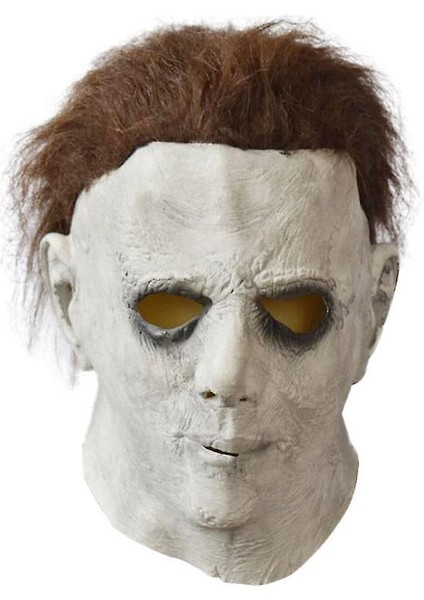 Michael Myers Maske Cadılar Bayramı Lateks Headgear Cosplay Sahne Maskesi(Yurt Dışından)
