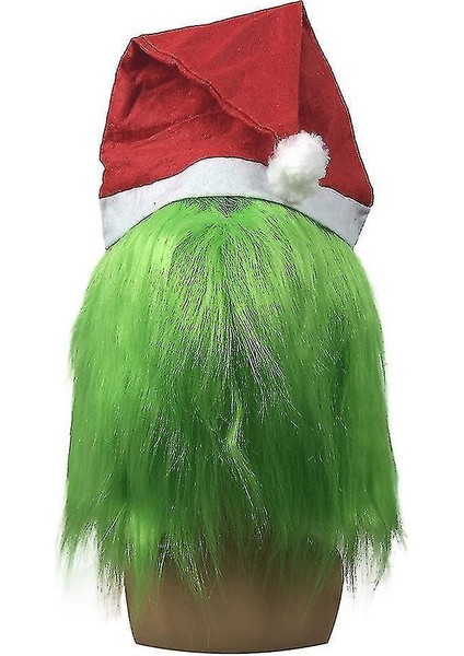 Grinch Noel Maskesi Başlık Grinch Komik Cadılar Bayramı Partisi Spoof Sahne Stole