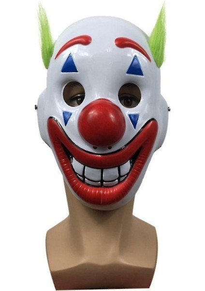 Korku Joker Flick Palyaço Maskesi Masquerade Komik Joker Cadılar Bayramı Cosplay Sahne