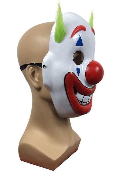 Korku Joker Flick Palyaço Maskesi Masquerade Komik Joker Cadılar Bayramı Cosplay Sahne fırsatları