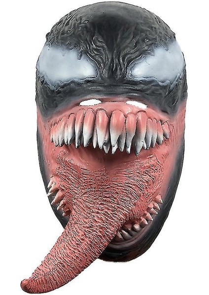 Venom Maskesi Başlık Masquerade Korku Şapkalar Cadılar Bayramı Sahip Cosplay Sahne