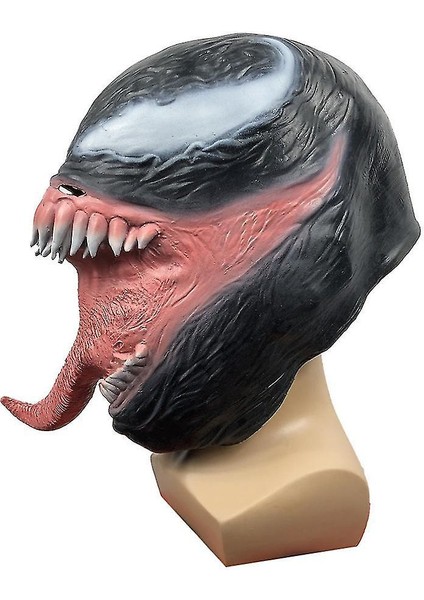 Venom Maskesi Başlık Masquerade Korku Şapkalar Cadılar Bayramı Sahip Cosplay Sahne