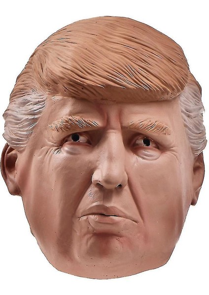 Cadılar Bayramı Abd Başkanı Trump Maske Lateks Spoof Partisi Sahne