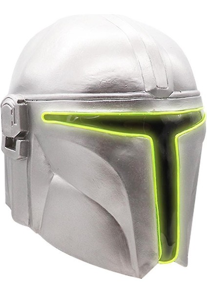 Mandalorya Aydınlık Maske Kask Pvc Maske Cadılar Bayramı Cosplay Sahne fiyatları