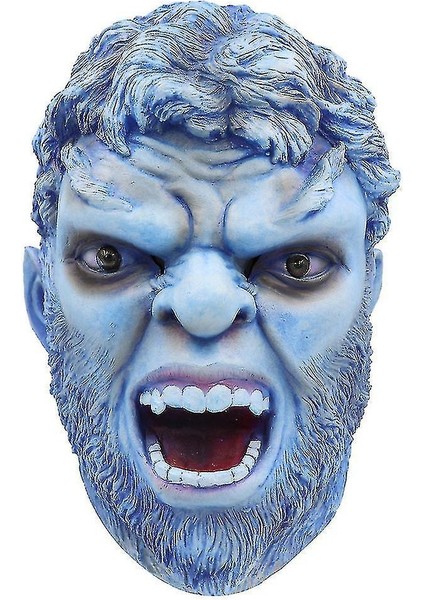 Cadılar Bayramı Wolverine Hank Canavar Maskesi Çünkü Sahne X-Men Maskesi