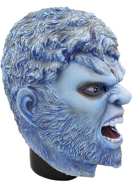 Cadılar Bayramı Wolverine Hank Canavar Maskesi Çünkü Sahne X-Men Maskesi