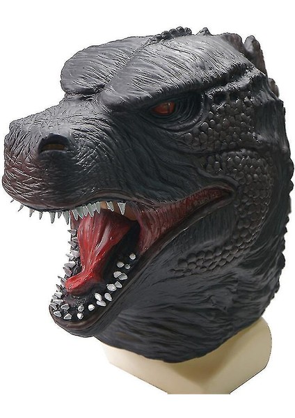 Godzilla Vs King Kong Lateks Maske Cadılar Bayramı Partisi Cosplay Sahne
