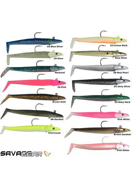 Sandeel 12.5 cm 23 gr 2+1 Adet Suni Yem Dirty Silver fiyatları
