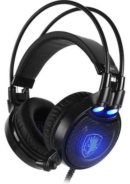 SA-912 Octopus Plus USB Mikrofonlu Kablolu Rgb Titreşimli Stereo Oyun Kulaklığı - Siyah