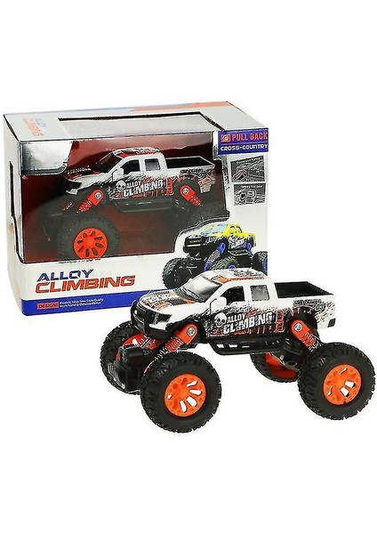 Sarı Mini Çocuk Alaşım Off-Road Araba, Karikatür Araba Model Oyuncak Araba AZ15649