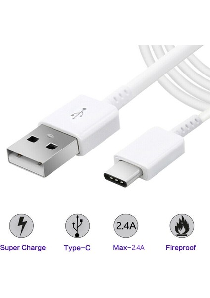 Crescent Type C USB Hızlı Data Şarj Kablosu 1 Metre