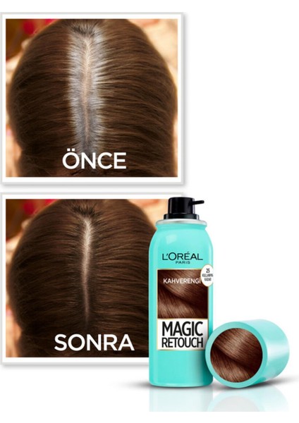 Loreal Paris L'oreal Paris L'oreal Magic Retouch Beyaz Kapatıcı Sprey Kahverengi 75 ml Saç Spre fiyatları