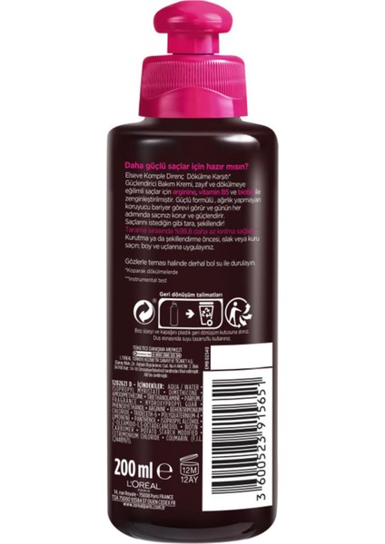 L'oreal Paris Elseve Komple Direnç Bakım Kremi Saç Kremi fiyatları